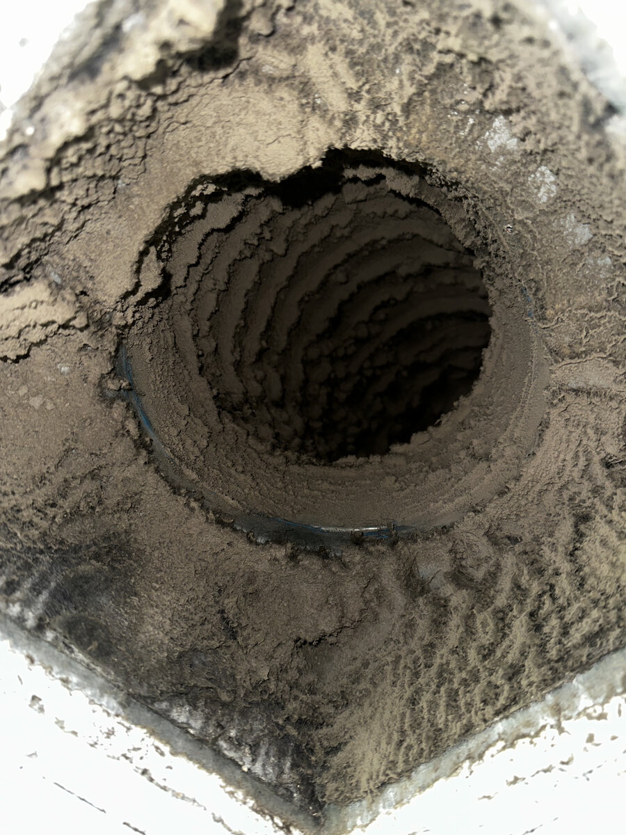 Before air duct cleaning