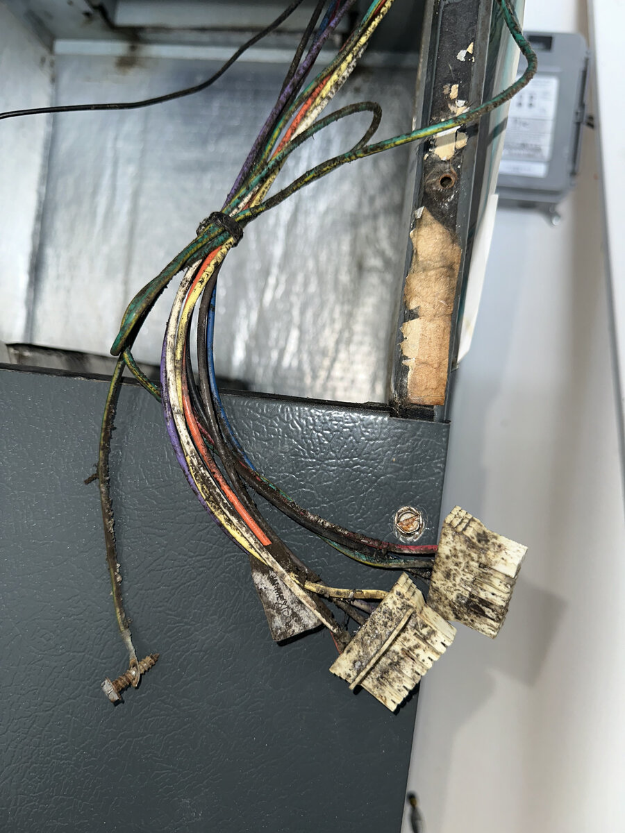 Before dryer vent cleaning