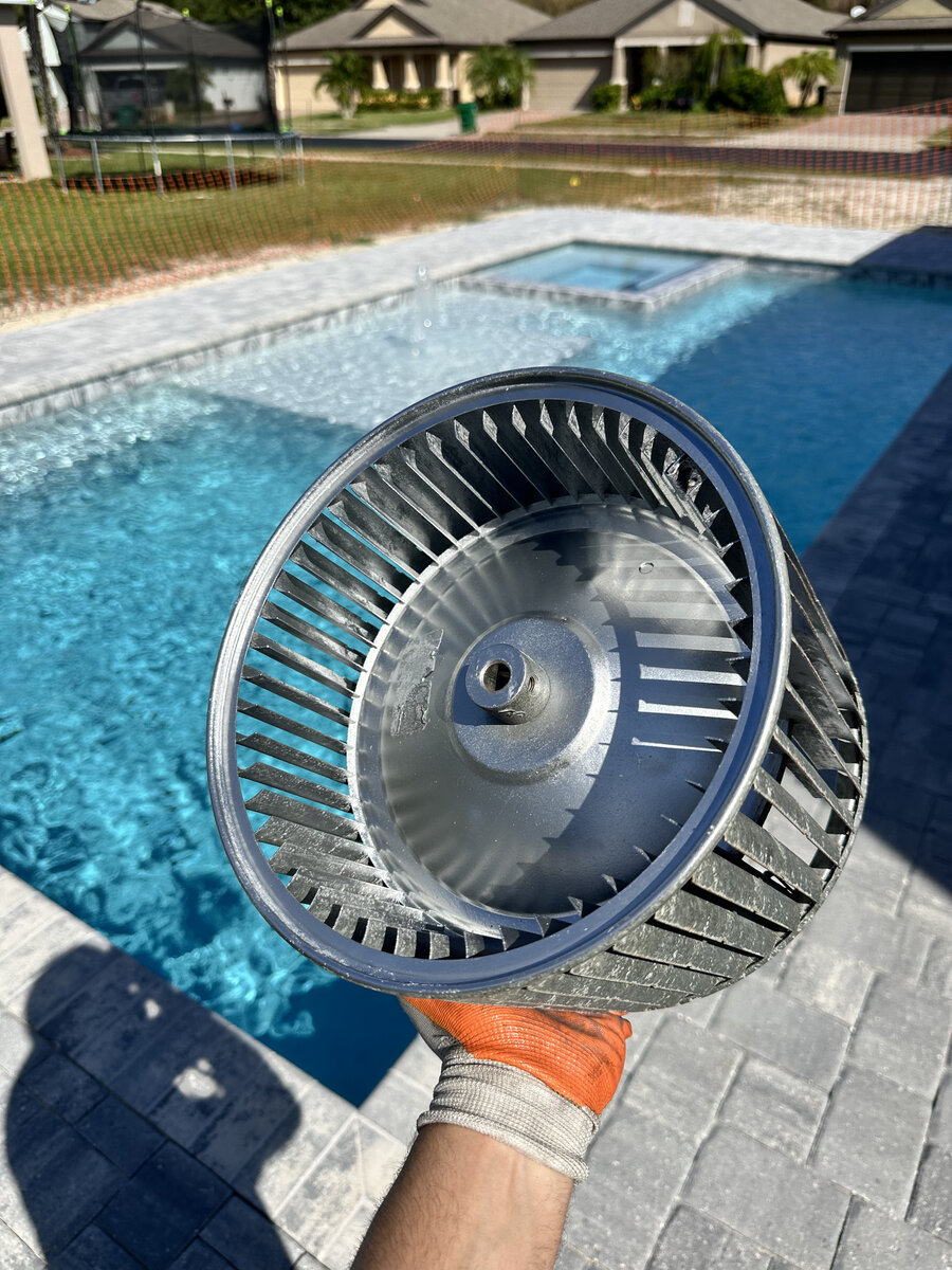 After A/C system cleaning